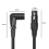 Microfone com conector macho para fêmea XLR de 3 pinos em ângulo reto 6
