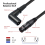 Microfone com conector macho para fêmea XLR de 3 pinos em ângulo reto 4