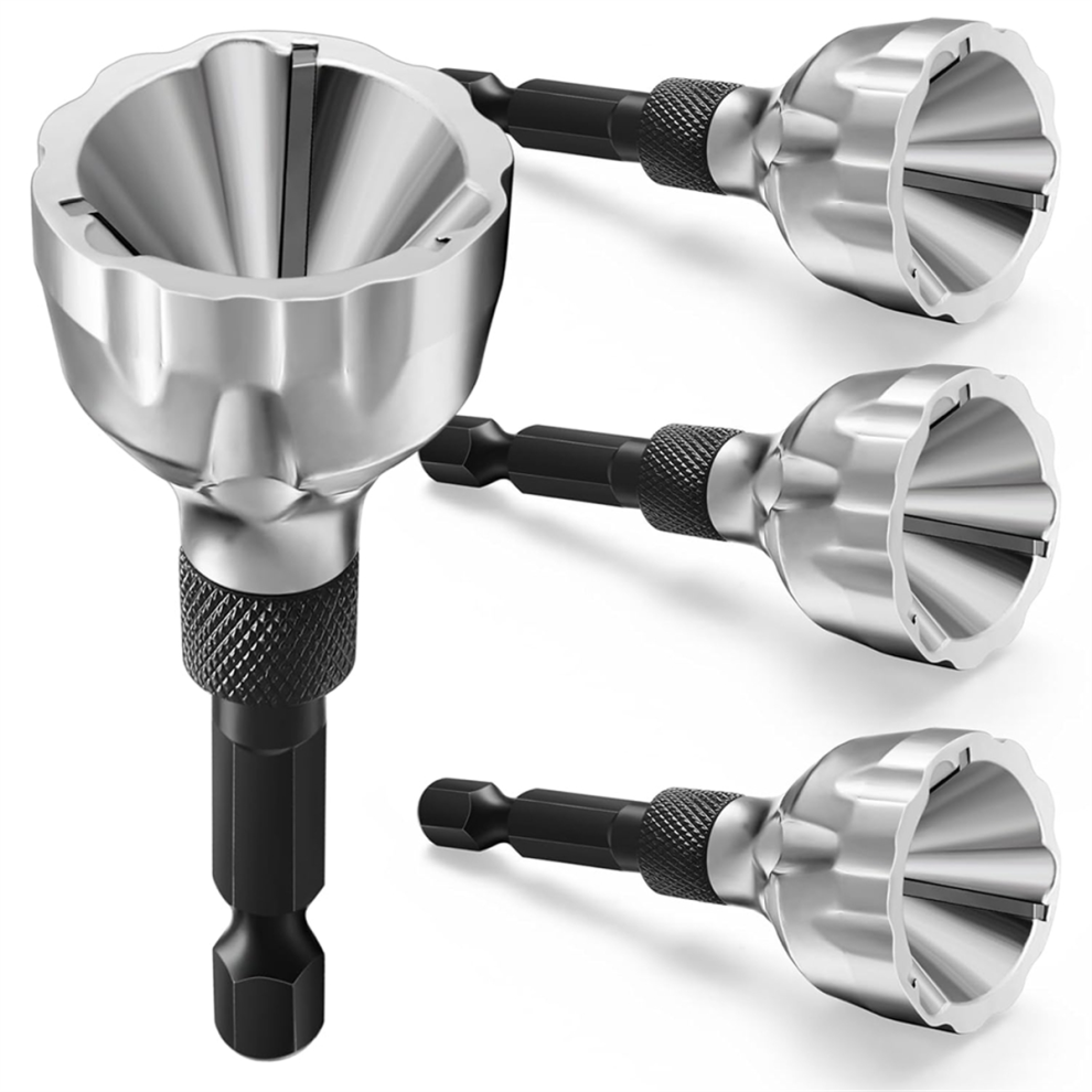 4 Pezzi Di Utensile Per Smussatura Per Impieghi Gravosi A Rilascio Rapido