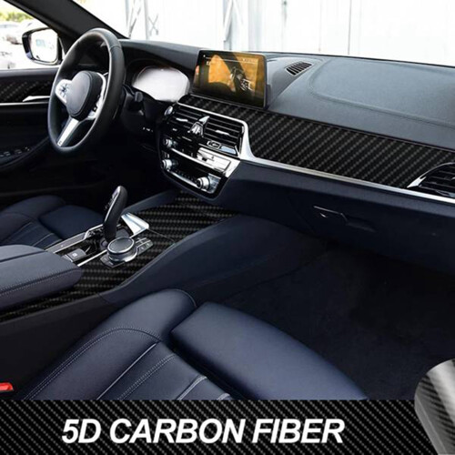 Adesivi 5D per interni auto, pellicola protettiva Carb 2