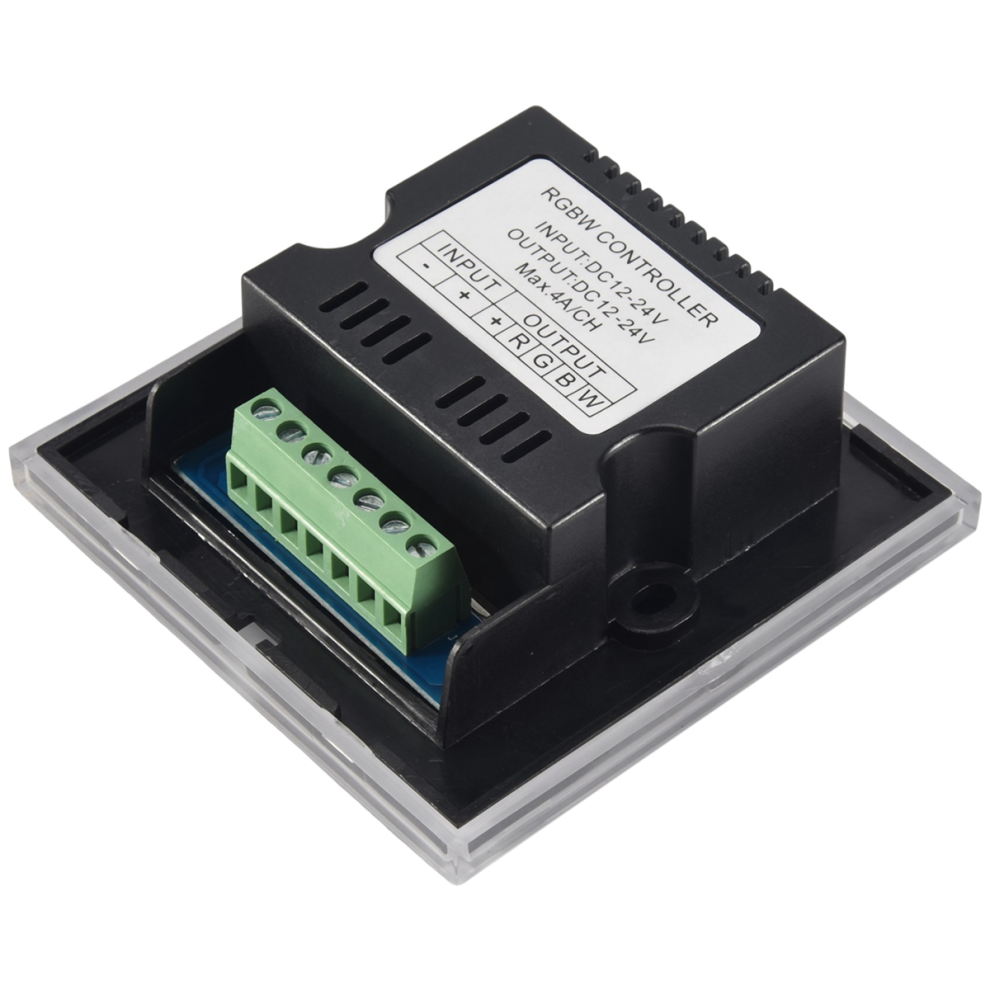 Dc12v-24V Rgb / Rgbw Wall Mounted Touch Panel Cont 4854106679822