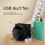 USB ventilátor s nastaviteľnou rýchlosťou, absorbér dymu ESD, E 7