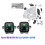 2PCS 63117419615 Módulo de luz LED pequeno para 4