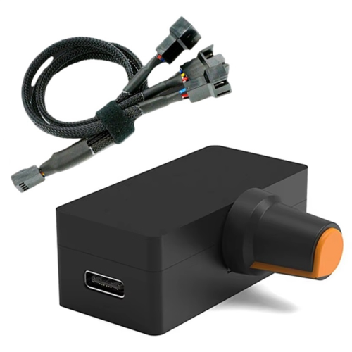 Ρυθμιστής ταχύτητας PWM 12V 4Pin με βίαιο ρυθμιστή ανεμιστήρα 1