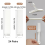 Strisce per appendere quadri resistenti, 24 paia (48 strisce) 3