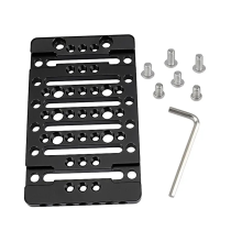 Kaasplank met 1/4 inch 3/8 inch schroefdraadgaten en