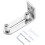 Modern Chrome Sliding Barn Door Floor Guide Adjust 1