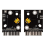 Módulo LED Luzes Amarelas Angel Eye Boards para 2 Se 1