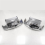 Chrome Front Rear Tip for Glide Road Softail 11