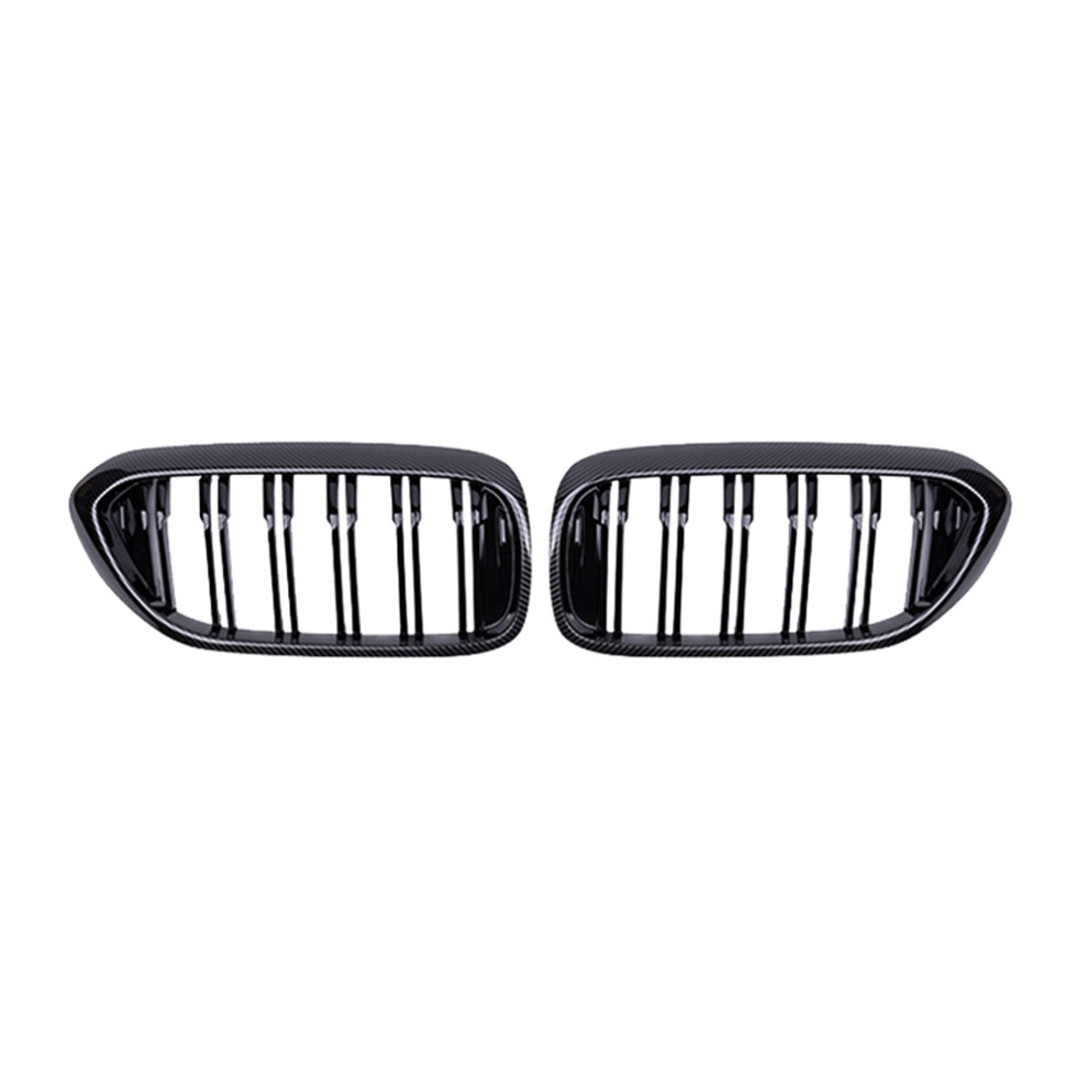 Car Front Bumper Racing Grille Double Slat Kidney 4854106696331