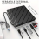 Unidade externa de CD/DVD para laptop, 7 em 1 USB Ultra 5