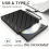 Unidade externa de CD/DVD para laptop, 7 em 1 USB Ultra 6