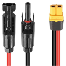 Cabo solar para painel de extensão de carga XT60 12AWG C