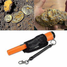 Handheld Metal Detector 360 Side Detection with Led Pinpoint Metal Detector Scanner, Yellow, 230 X 4