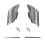 1Pair Front Seat Adjustment Lock Backrest Handle S 11