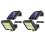 2Pc 2000 Lumen 160 LEDs Solar Wall Lights IP65 Wat 2