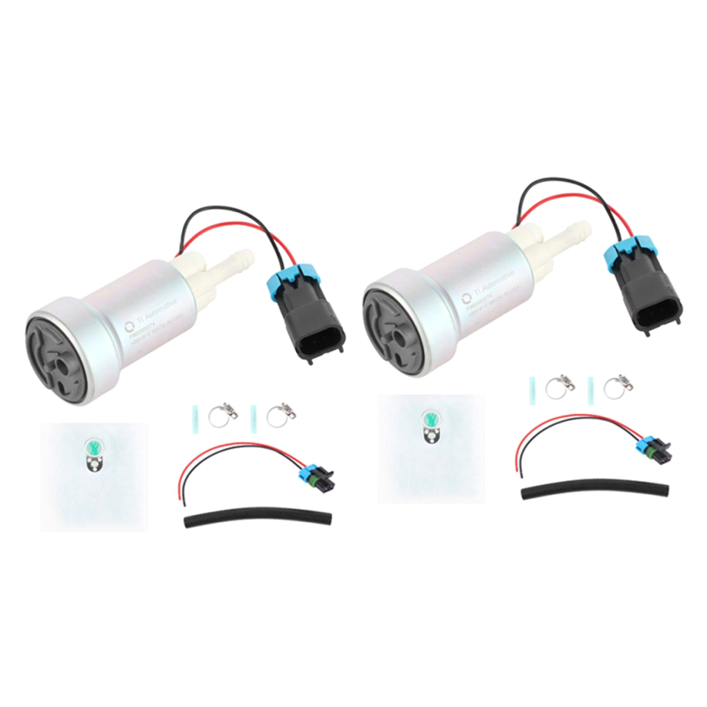 2Set 12V 450LPH Fuel Pump Kit for Racing Accord CR