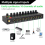 Mixer audio professionale a 10 canali con LED a basso rumore 11