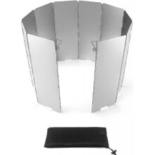 Jinyu Camping Stove Windshield, Foldable Windscreen for Bbq Picnic Hiking Outdoor Camping Gadgets (1