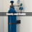 Supporto per bombola di gas propano da 2 pezzi con S 8