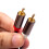 para 2 Cabos de Áudio Coaxiais 3,5 Jack Cabo Estéreo 1M 5