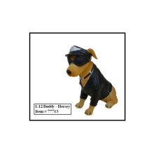 American Diorama Biker's Dog Buddy Hersey Figur für 1:12 Modelle