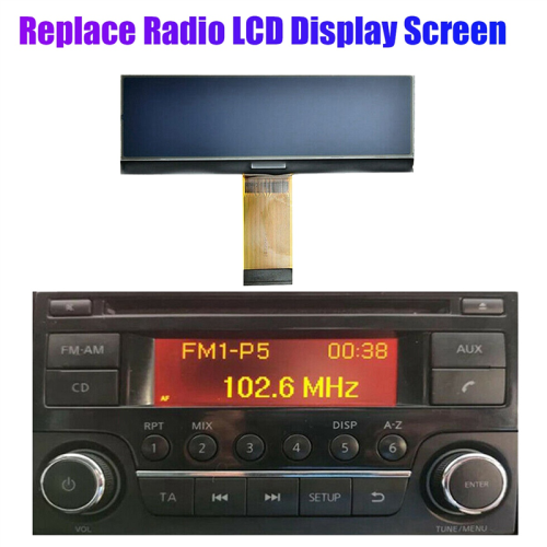 CD-Player FM-Radio Pixel ersetzen LCD-Display-Bildschirm 2