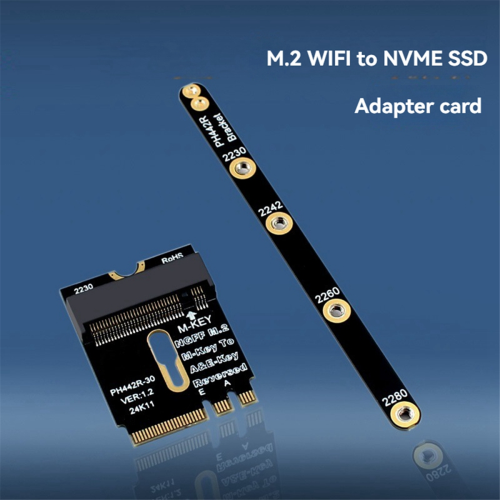 M.2-WLAN-Adapter zu Nvme-SSD PCIe4.0 M2 NGFF Key A 2