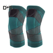 (green, XXL) 2 Pcs Knee Support Brace For Men Women Adjustable Compression Sports Knee Pad Patellar Tendon Pian Relief Sleeve Wrap For Running Volleyball