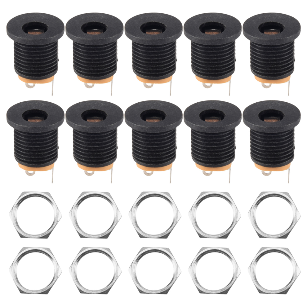10 Pcs 3-Terminal Soldering 2.1Mm X 5.5Mm Female P 4854106640822