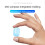 10 stuks gloeiventieldoppen fluorescerend blauw auto M 7