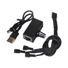 Ρυθμιστής ταχύτητας PWM 12V 4Pin Ρυθμιστής ανεμιστήρα USB TYP