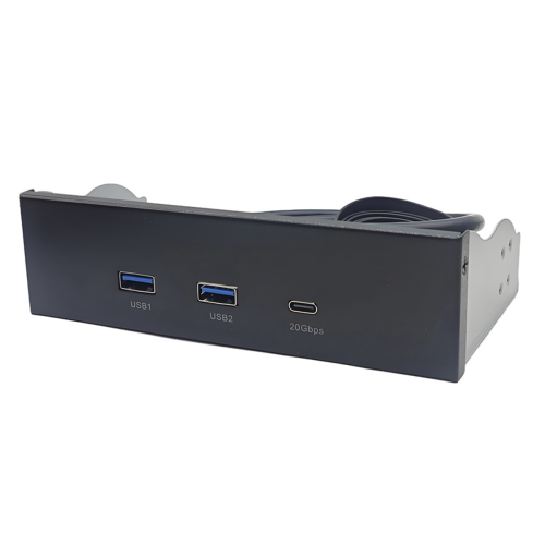 Panel frontal USB para PC 2 puertos 3.2 GEN1 5 Gbps + 1 T