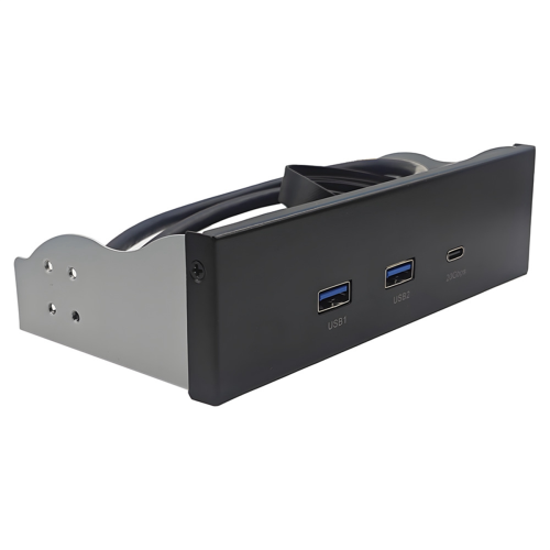 Panel frontal USB para PC 2 puertos 3.2 GEN1 5 Gbps + 1 T 2