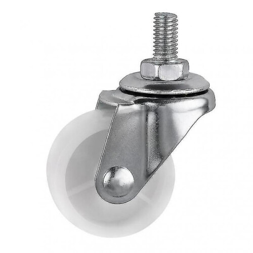 5 Pcs/lot Casters 1.5 Inch Pp Screw M6 Thread Roller Diameter 4cm Display Frame Wheel 2