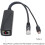 2-pack 5V Gigabit PoE-splitter, USB Type C, 48V naar 3