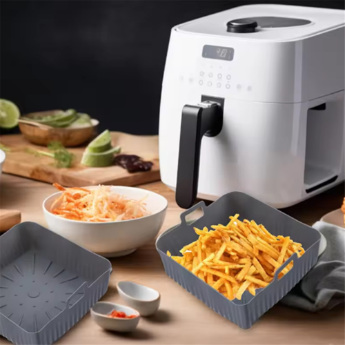 23cm/9In Square Large Silicone Air Fryer Liners Mo 2