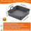 23cm/9In Square Large Silicone Air Fryer Liners Mo 6