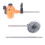 1:12 Lawn Mower Model Simulation Repair Tool Dolls 3