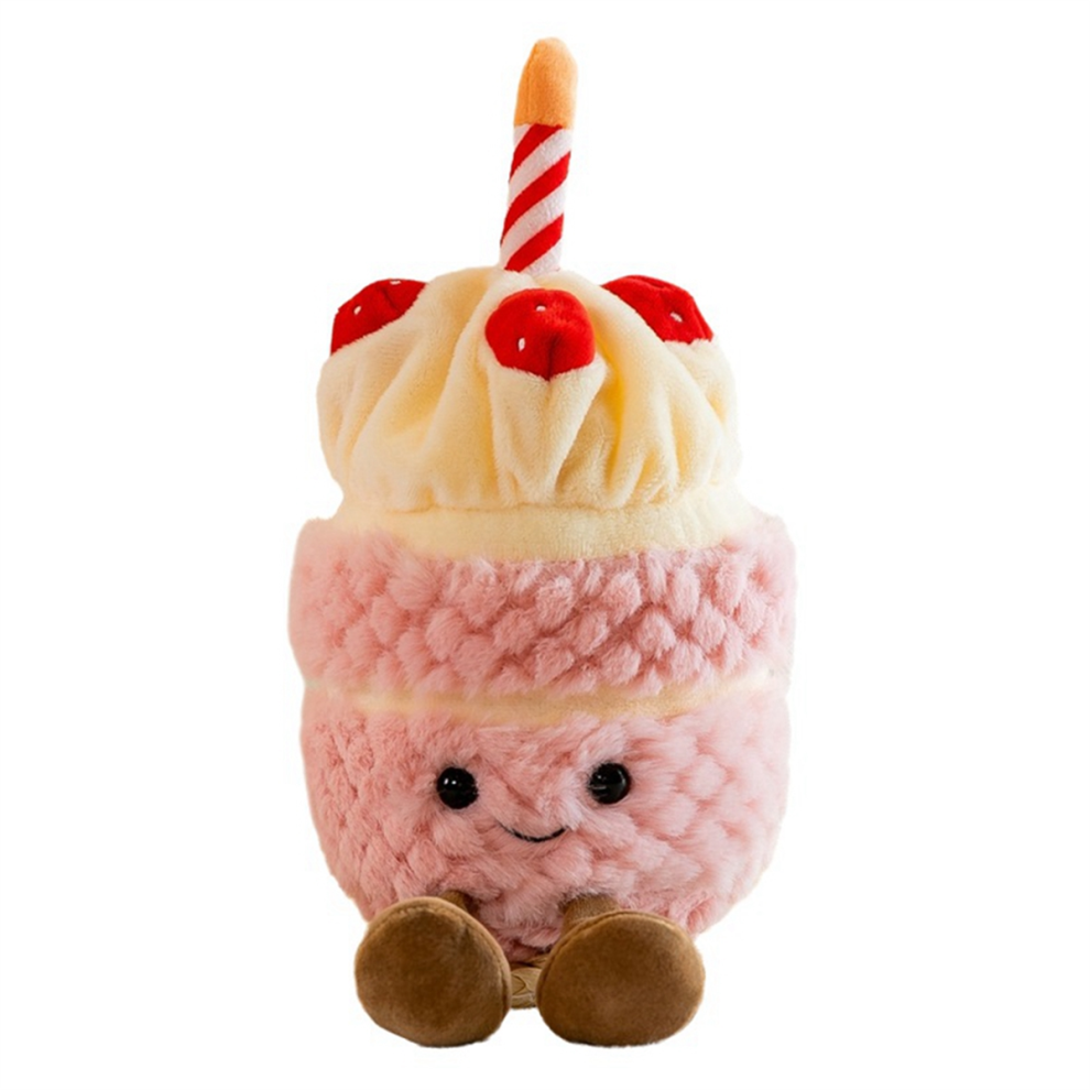 Ornamenti Di Peluche Della Serie Cake Da 23 Cm, Simulazione Di Compleanno-image