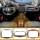Auto Front Navigation GPS Panel Dekorative Abdeckung Fr 9