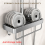 Aluminum Shower Shelf with Towel Rack, No-Drill Ba 4