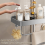 Aluminum Shower Shelf with Towel Rack, No-Drill Ba 5