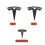 3xmatte T Hood Trunk Steering Wheel for Tesla Y Auto Logos 3