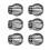 6pcs Gutter Guard Downspouts Filter Strainer Preventing Leaf Debris Branches Roof From Clogging 7