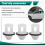 10 Pcs Side Skirt Moulding Cover Trim Clips Fixed 6