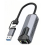 Neu 2,5G Kabelgebundene Netzwerkkarte USB 3.0 TYP C RTL8152 2