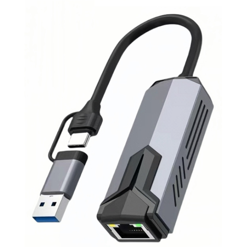 Neu 2,5G Kabelgebundene Netzwerkkarte USB 3.0 TYP C RTL8152