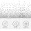 Table Cloths Party, 3 Pack Acsergery Thicken Silver Dot Tablecloths 4