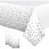 Table Cloths Party, 3 Pack Acsergery Thicken Silver Dot Tablecloths 1